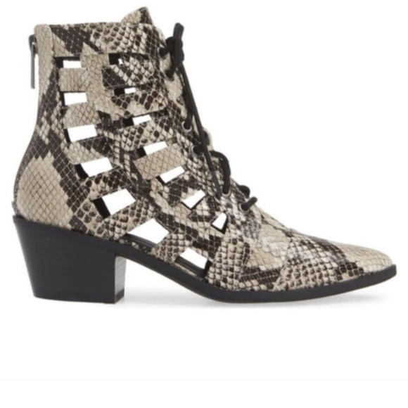Snakeskin Ankle Boots - Picture 4 of 10